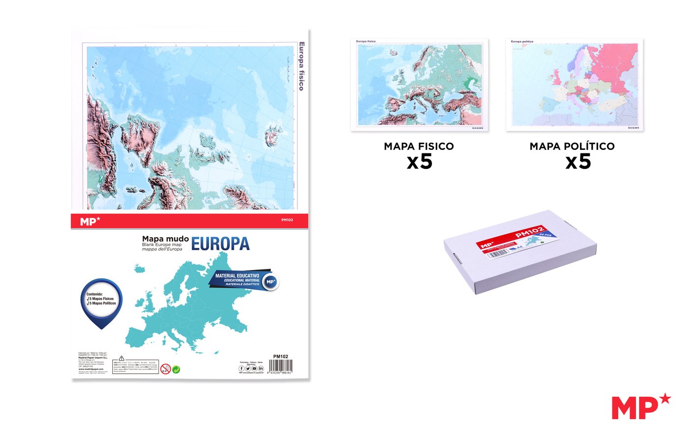 Mapa Europy MP