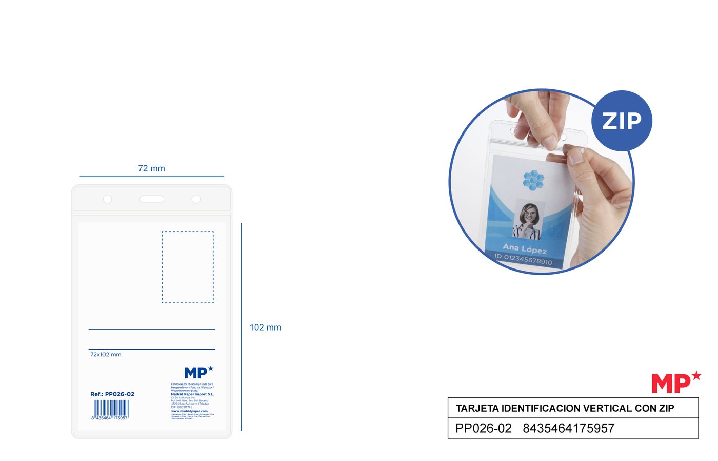 Identyfikator-holder z taśmą