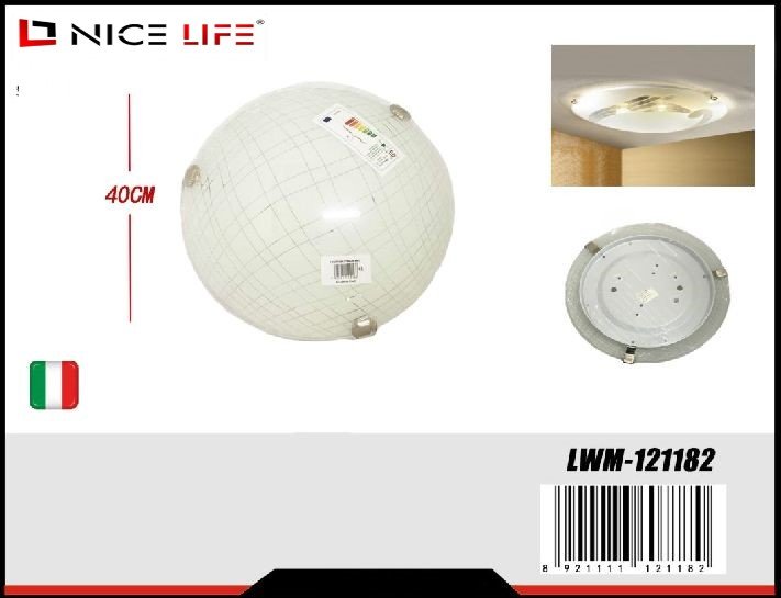 Plafon TONDA D40 BIANCO
