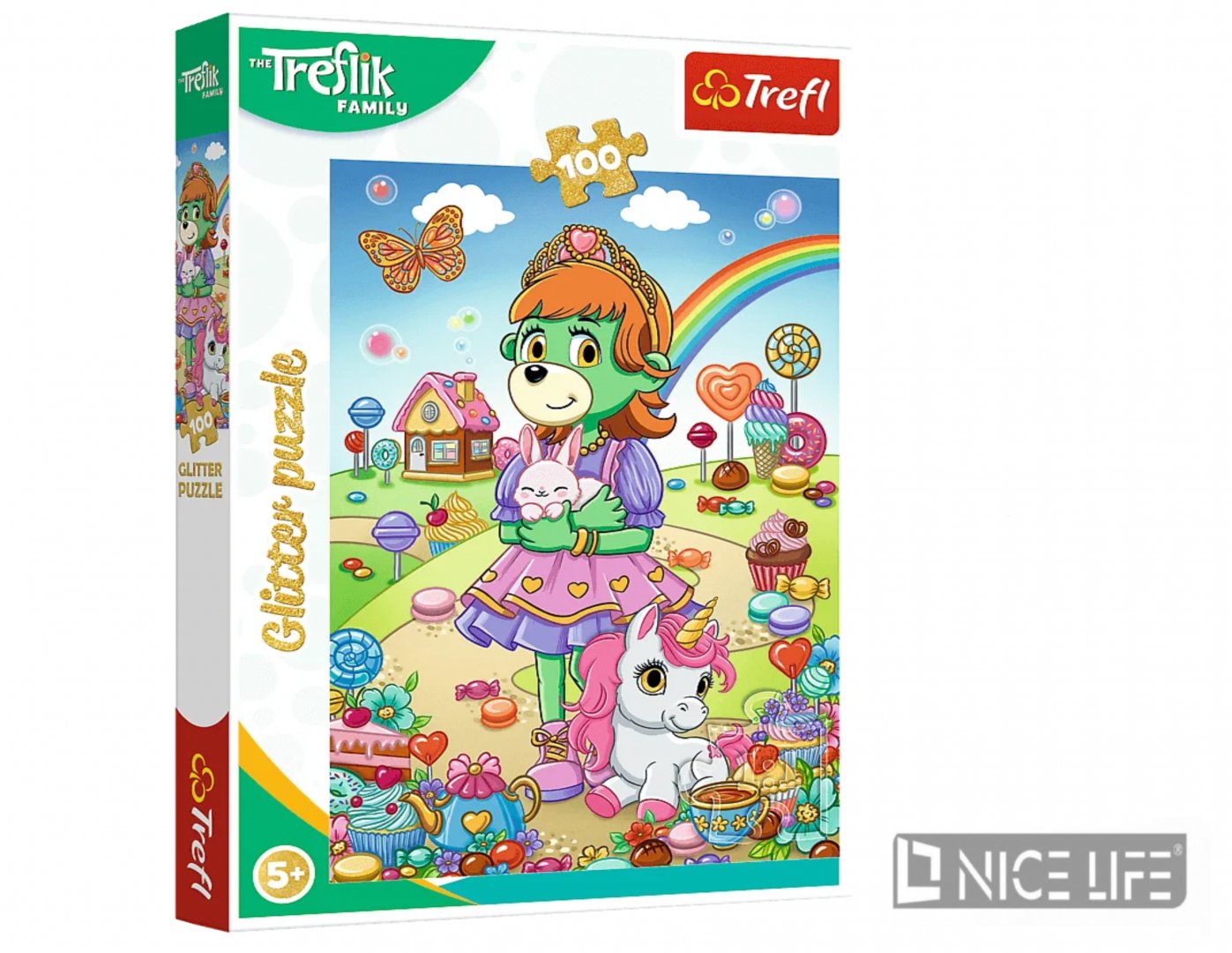 Puzzle - 100 Brokatowe Trefliki
