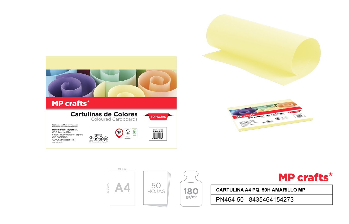 Papier techniczny jasnożółty A4 50 ark.