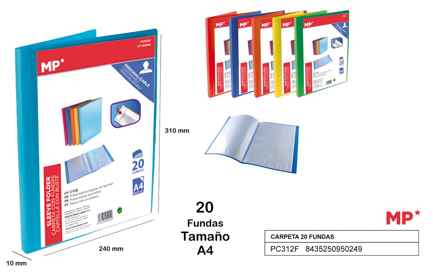 Teczka ofertowa A4 20 koszulek