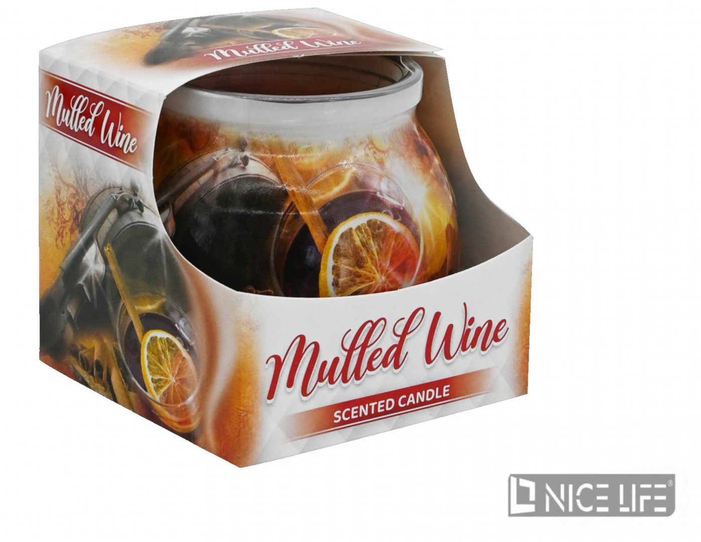 Świeca słoiczek Grzane Wino