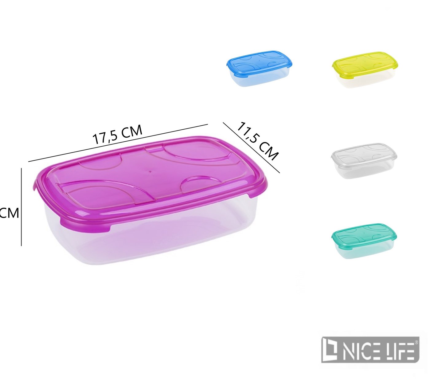 Pojemnik do przechowywania żywności Frigo Plus 0.6L