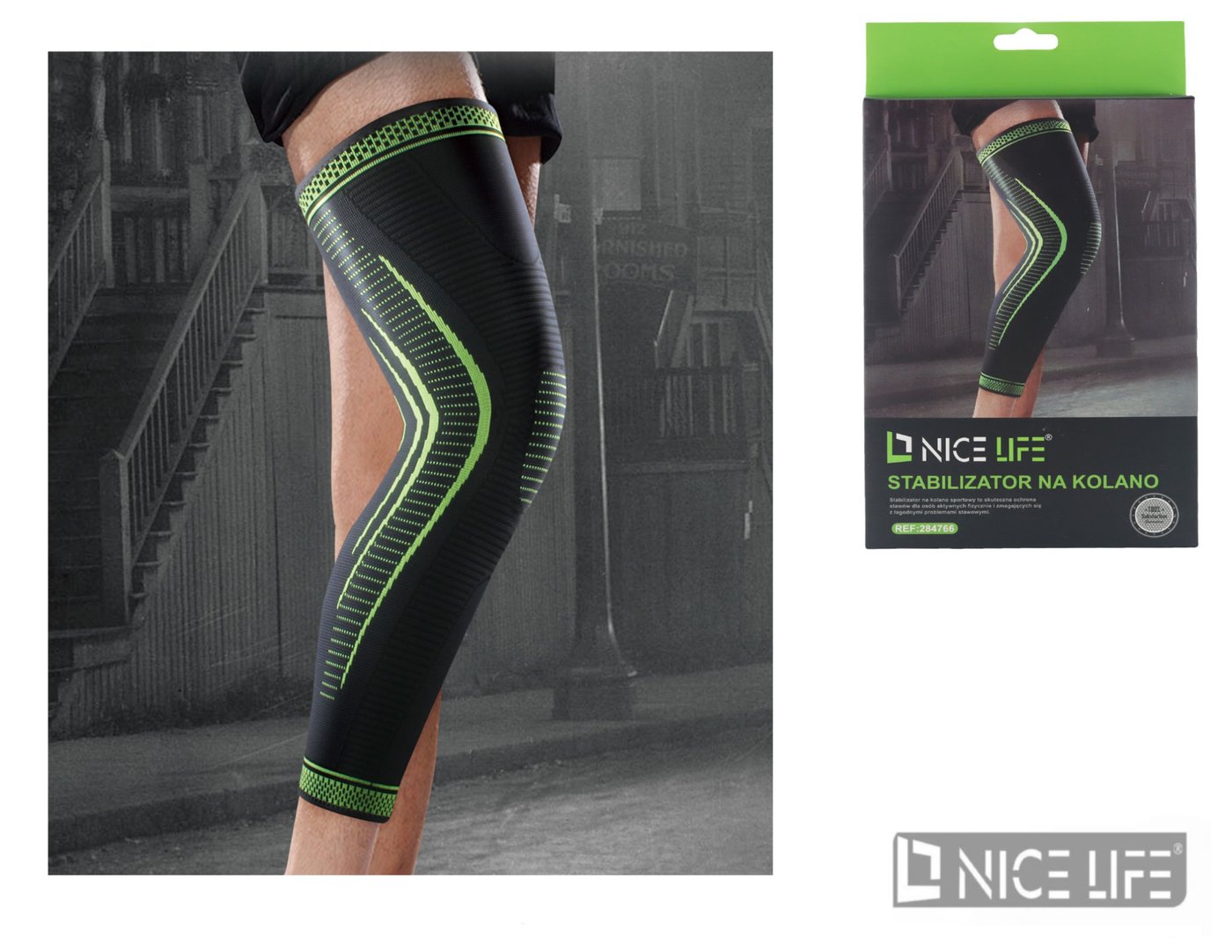 Uciskowy stabilizator na kolano