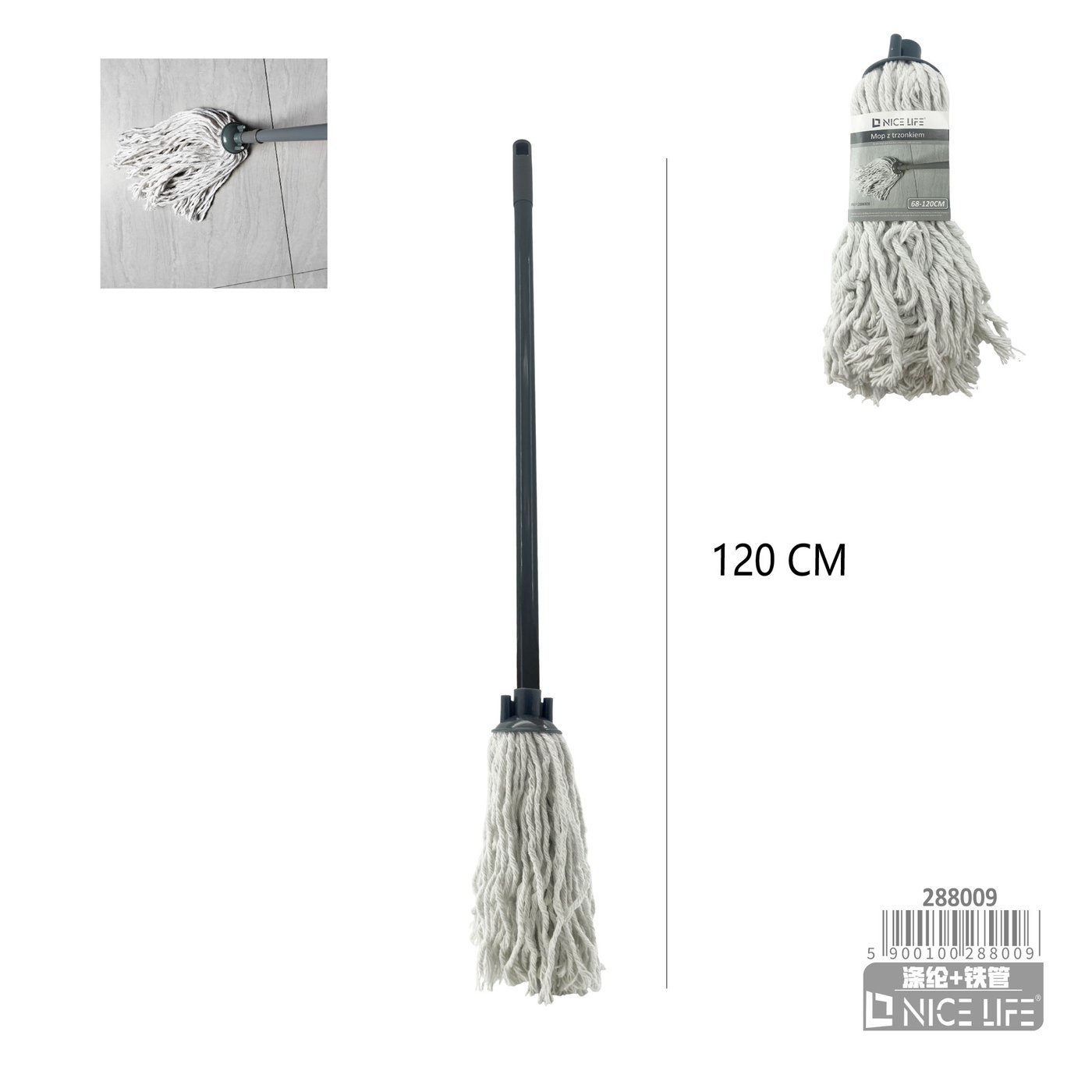 Mop z trzonkiem