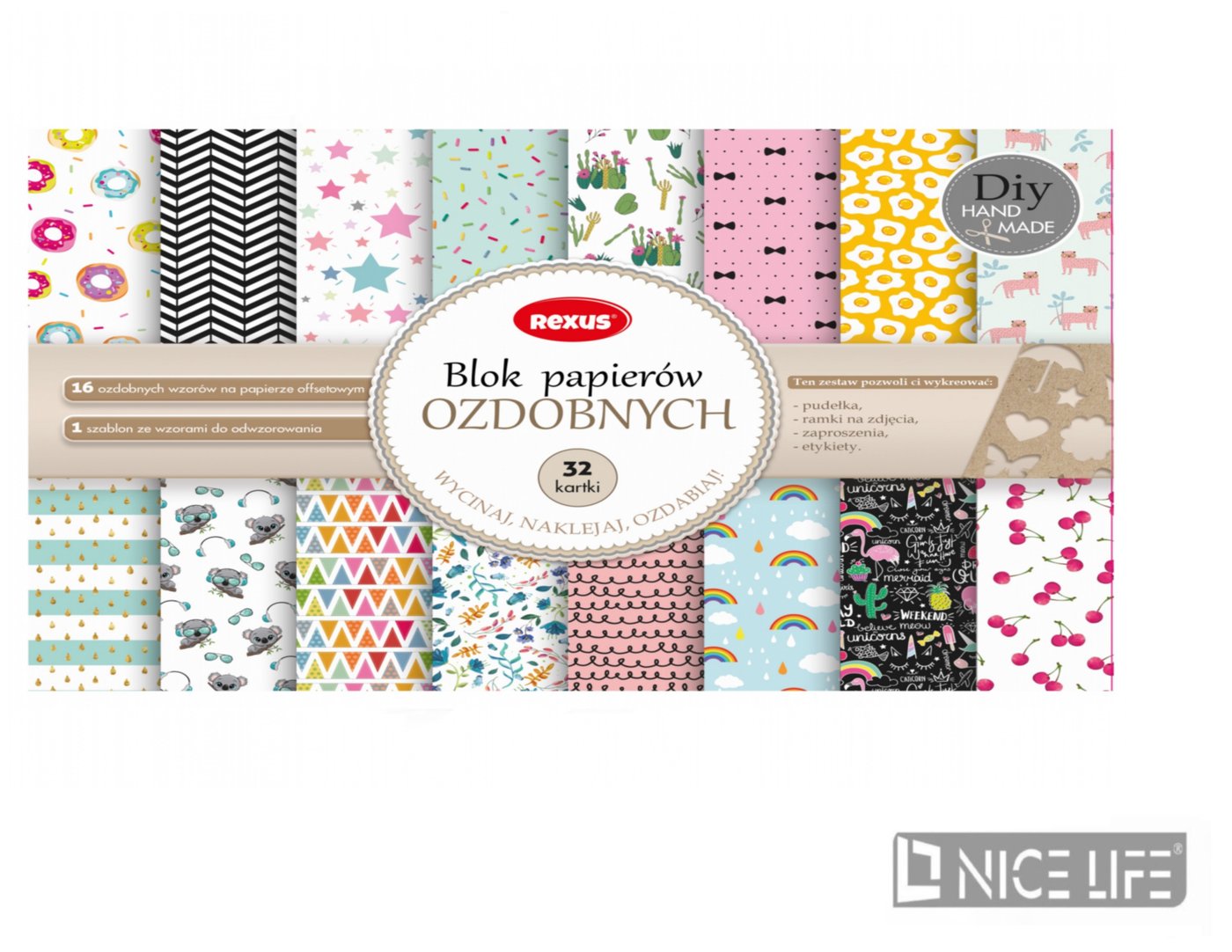 BLOK DO SCRAPBOOKINGU A4/32K.