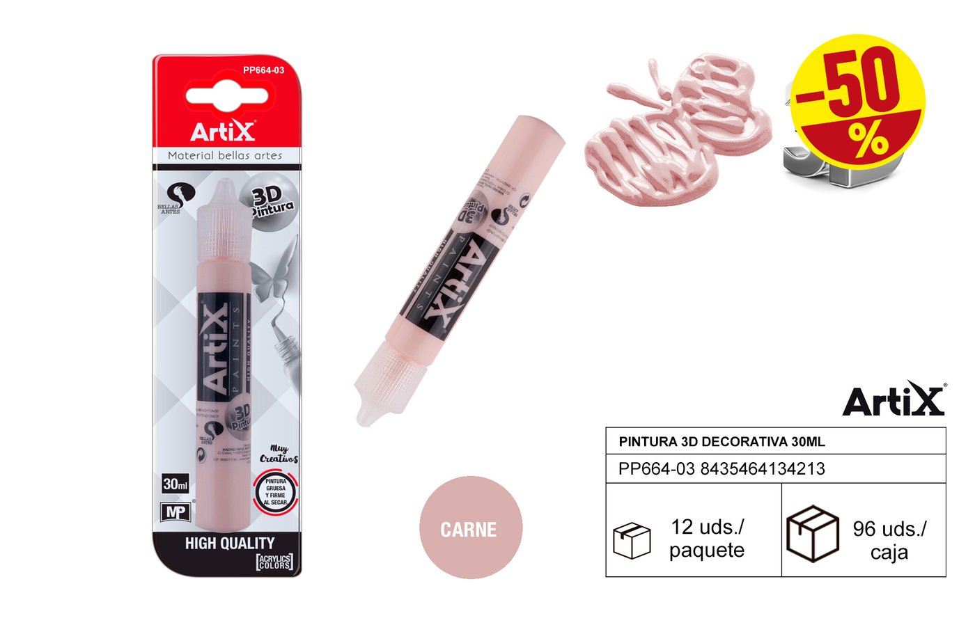 Farba dekoracyjna 3D 30ml