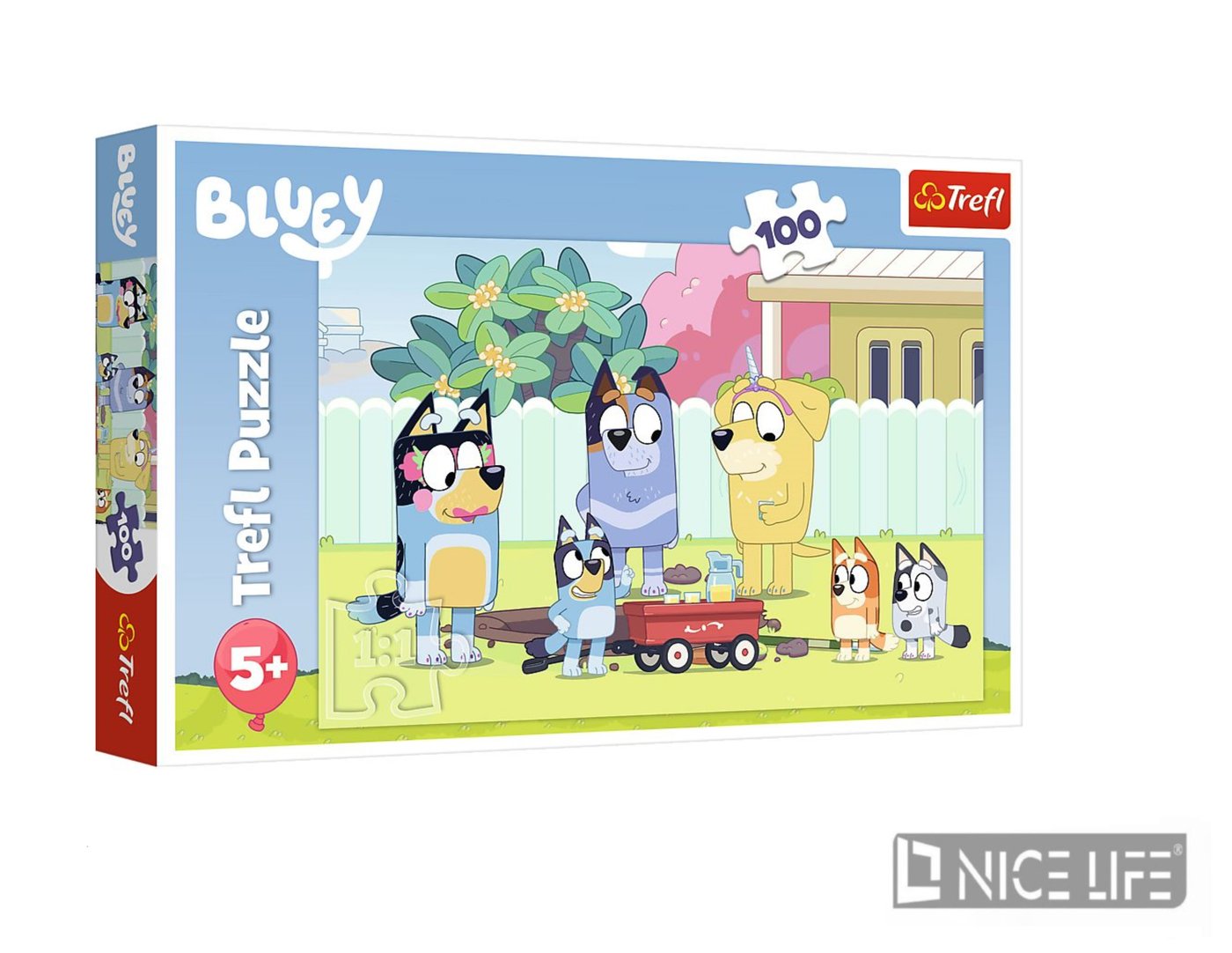 Puzzle 100 el. - Wesoły Świat Bluey