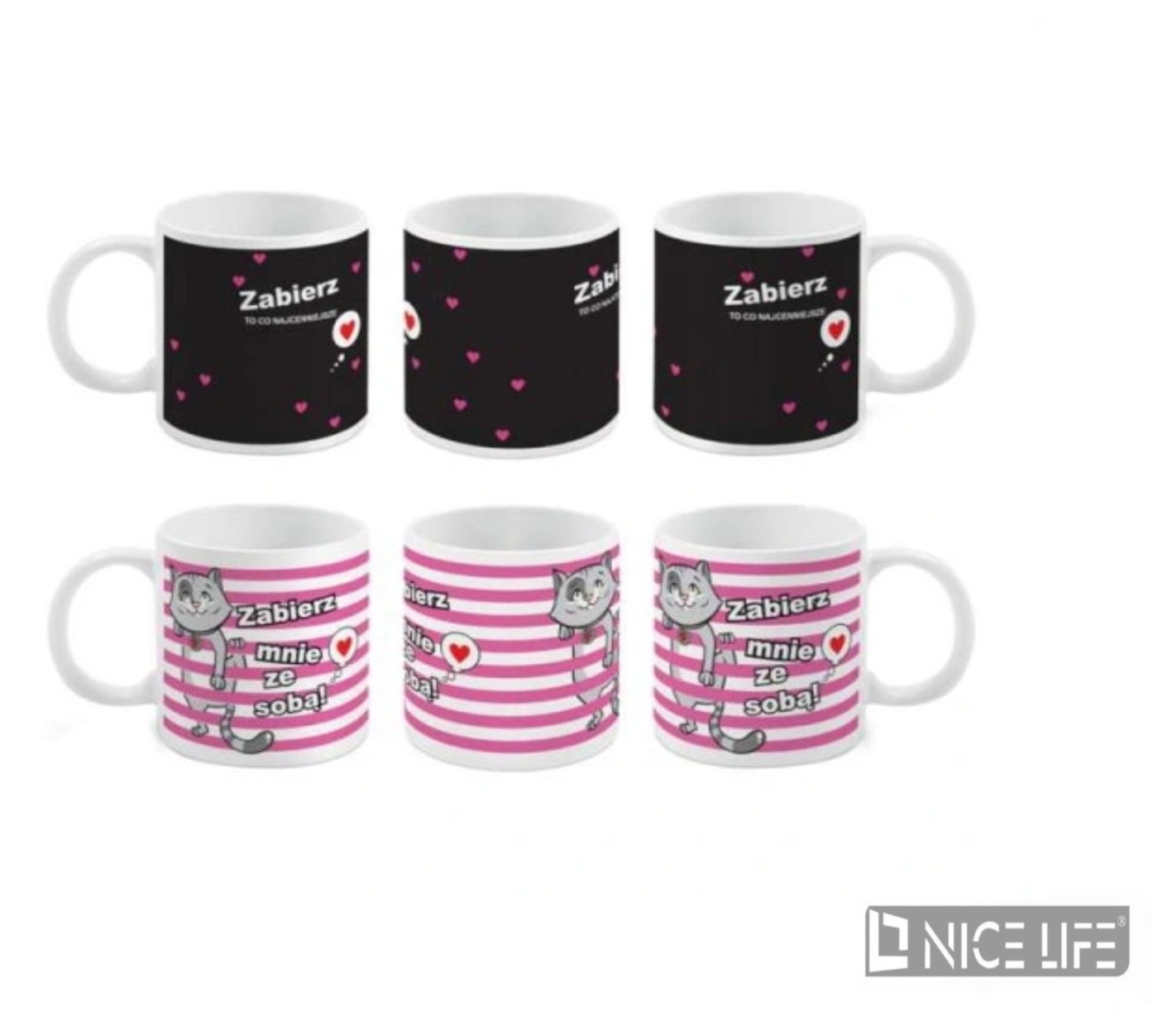 MAGICZNY 21 - kubek BOSS 300ml - Kotki
