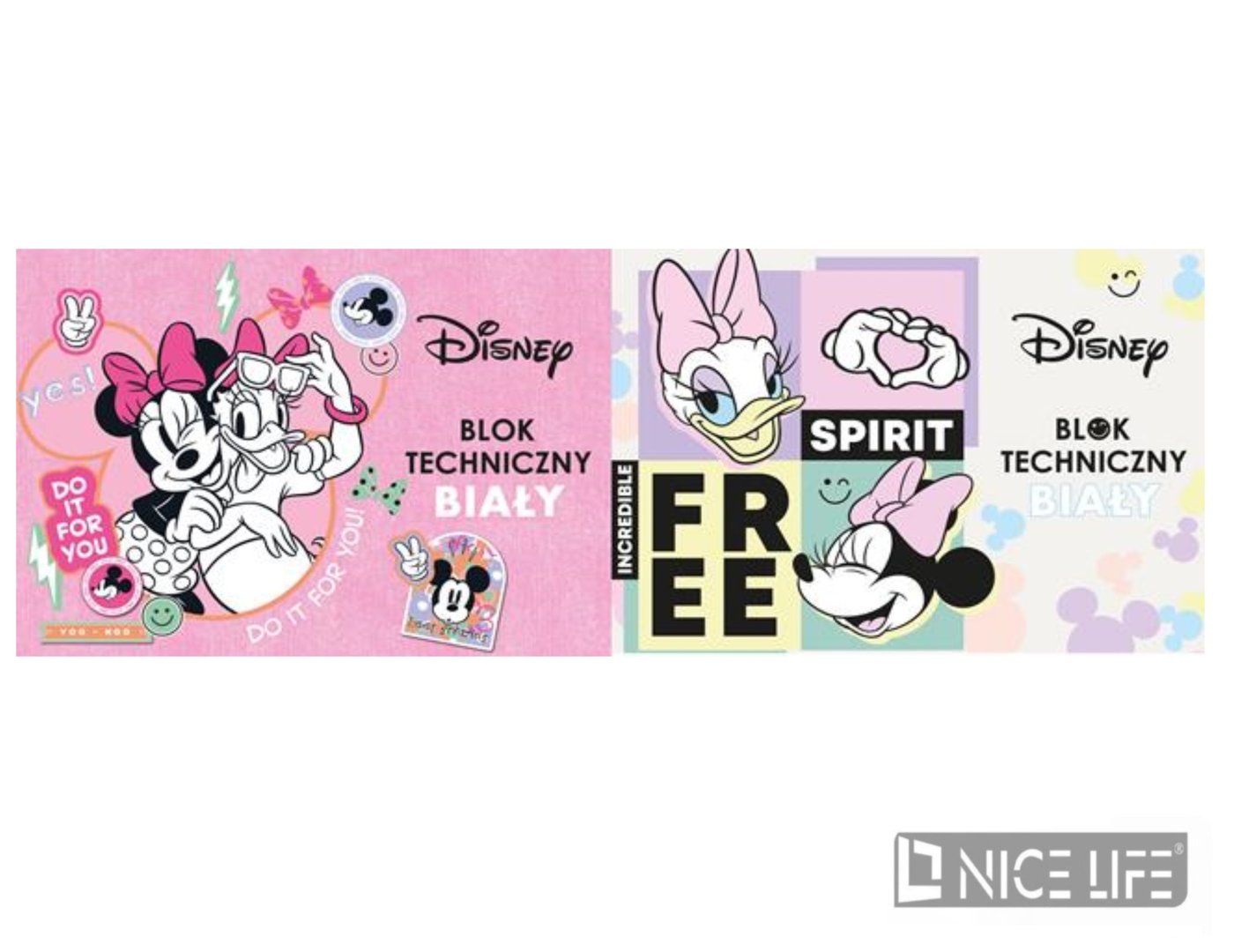 Blok techniczny biały A4/10k. - MINNIE MOUSE