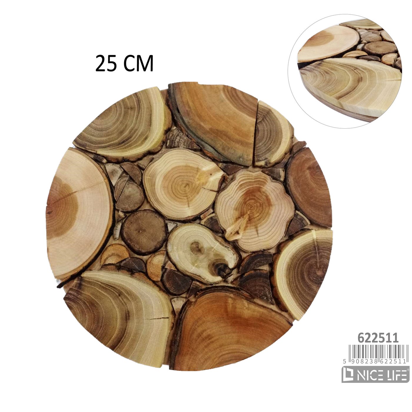 Podstawka drewniana 25cm