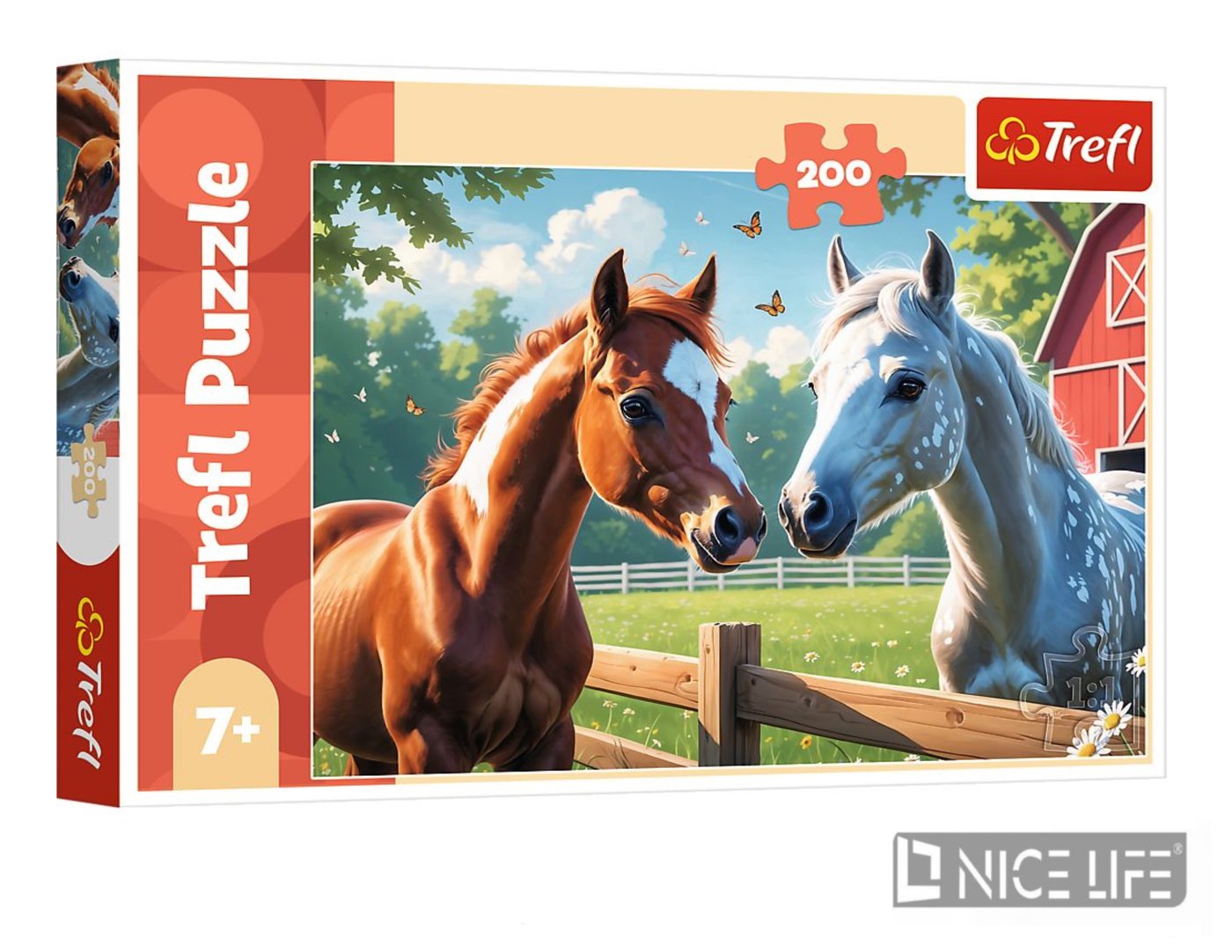 Puzzle - 200 - Konie na polanie