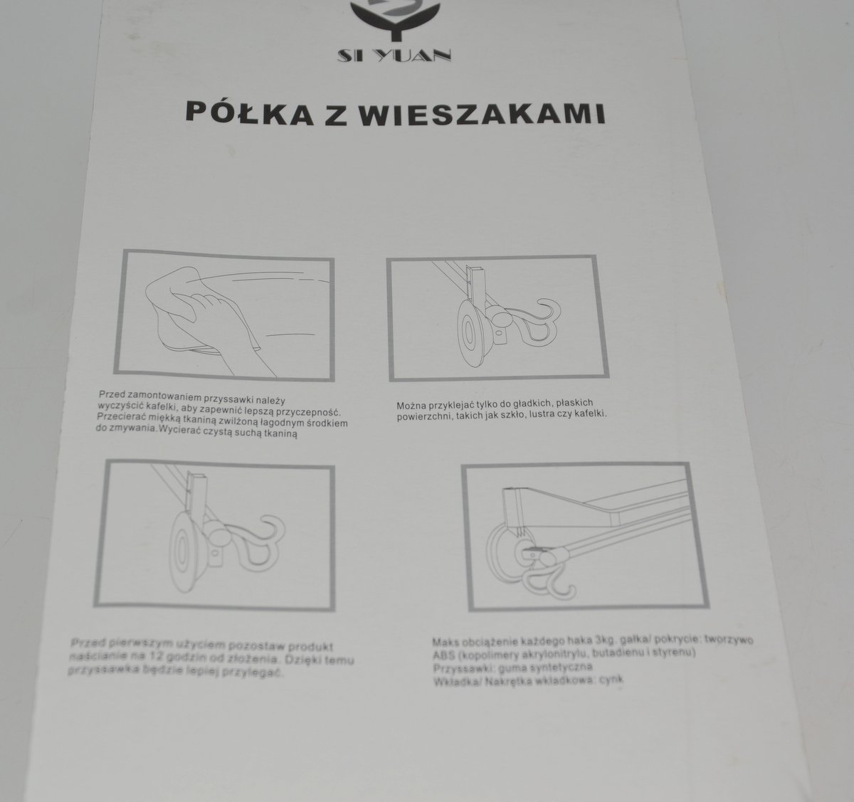 wieszak na ręcznik