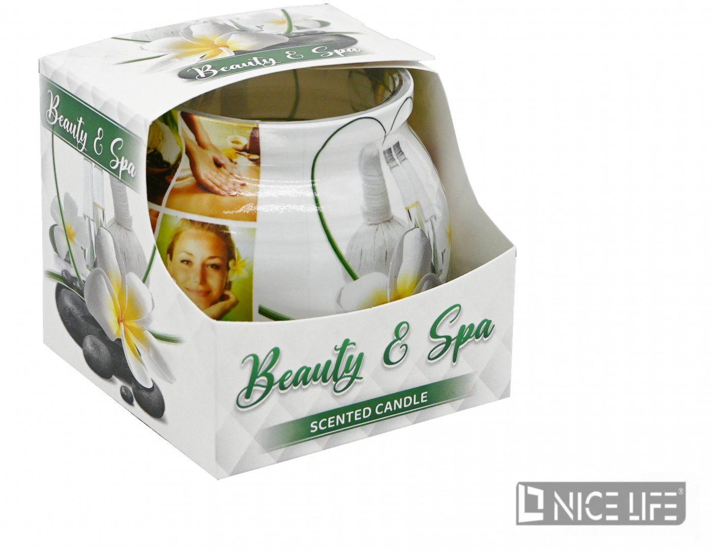 Świeca słoiczek Spa zielone