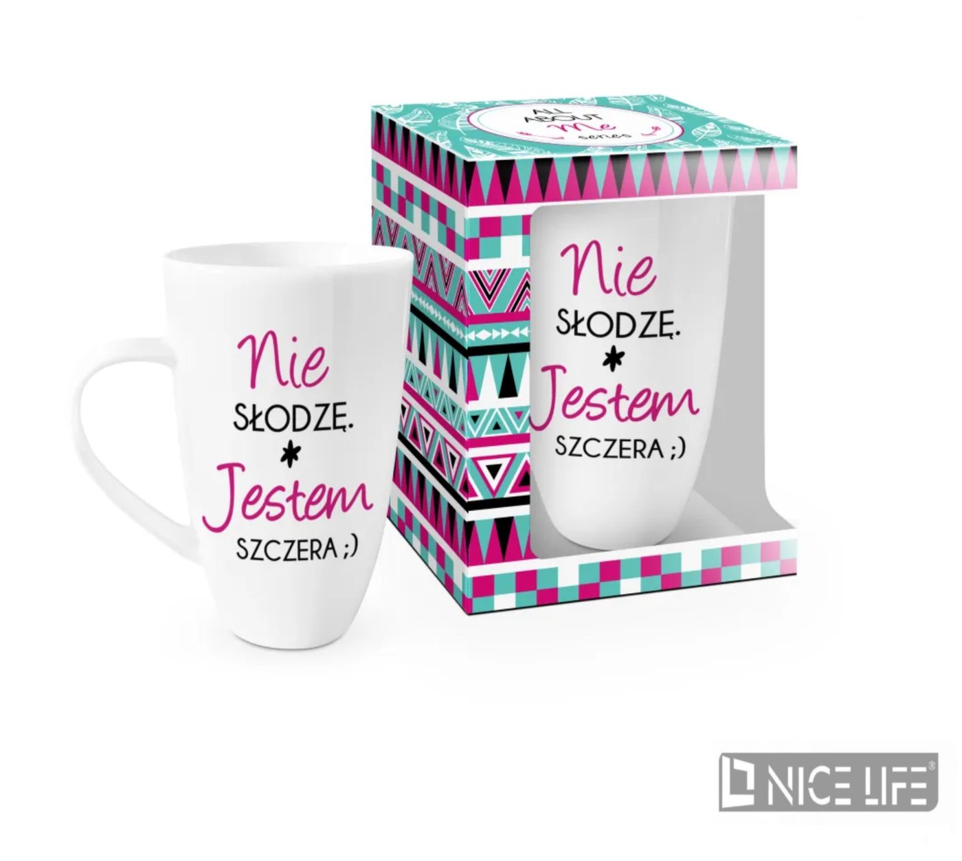ALL ABOUT ME - wysoka Baryłka 400ml - Nie słodzę. Jestem szczera