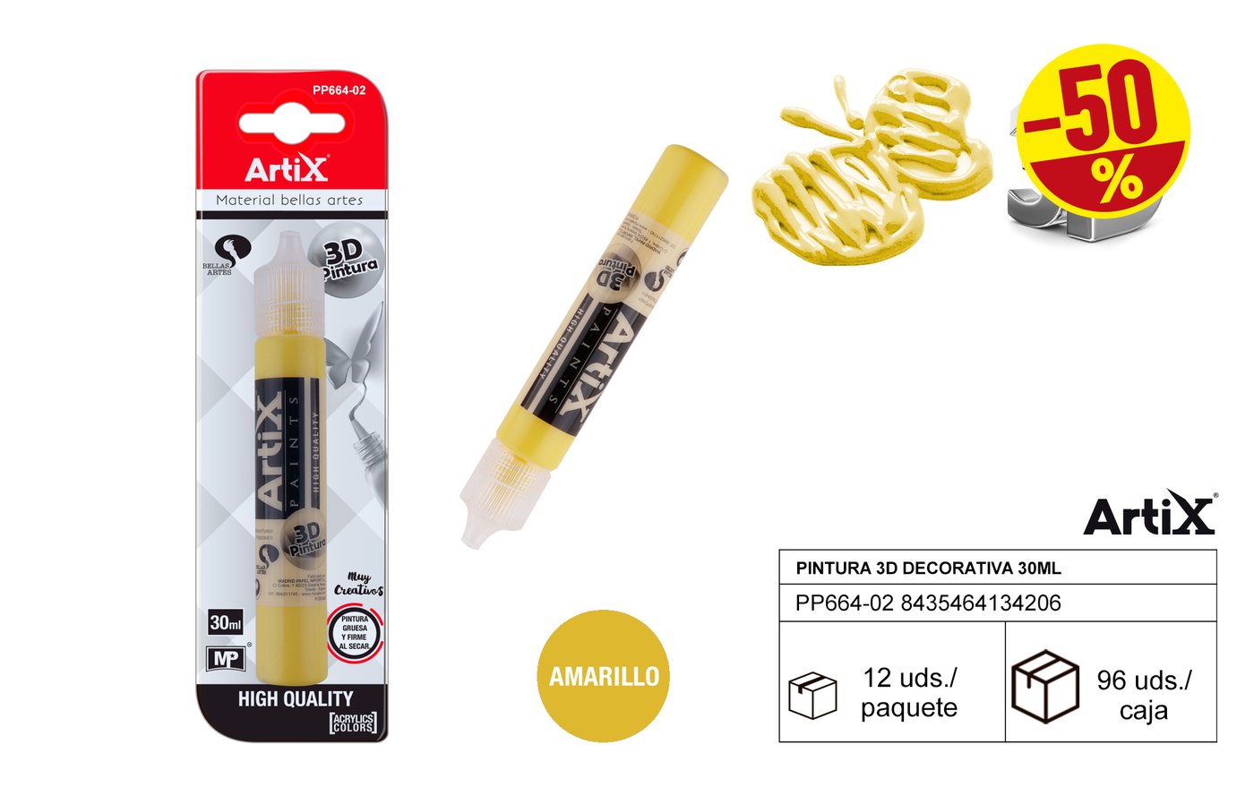 Farba dekoracyjna 3D 30ml