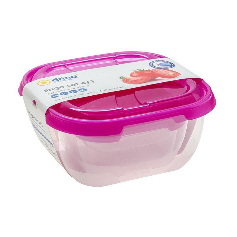 Zestaw pojemników do przechowywania żywności Frigo 4/1