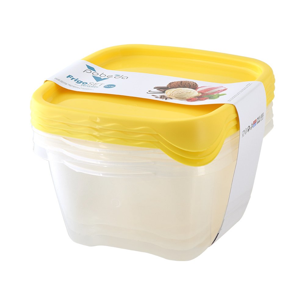 Pojemnik kwadratowy 1,2L - 3/1