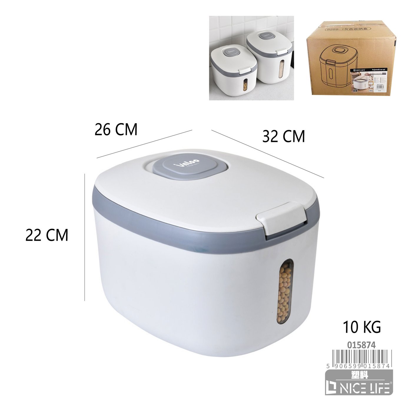 Pojemnik na ryż 10 kg
