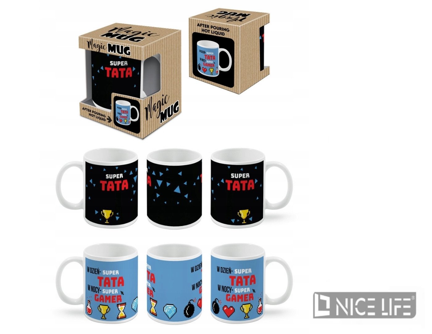 MGICZNY 21 - Kubek Boss 300ml - Tata gamer