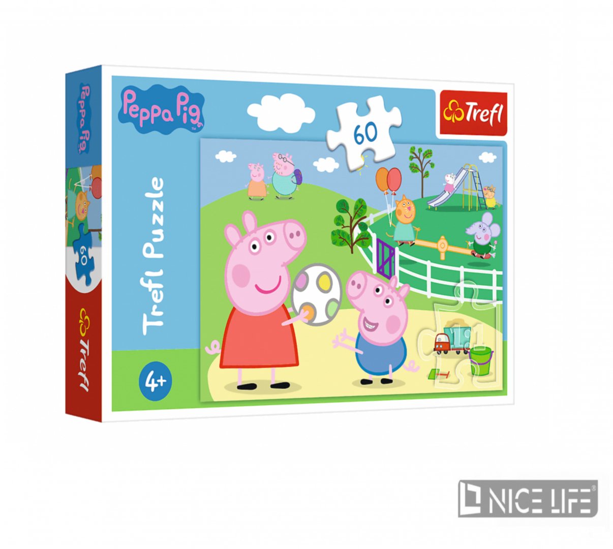 PUZZLE 60 ZABAWY W GRONIE PRZYJACIÓŁ PEPPA