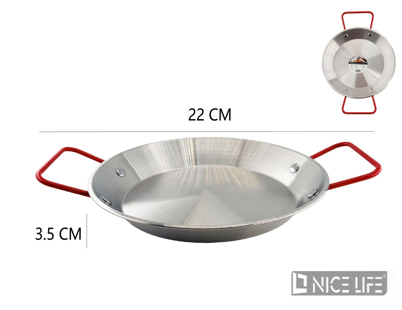 Półmisek z uchwytami 22 cm
