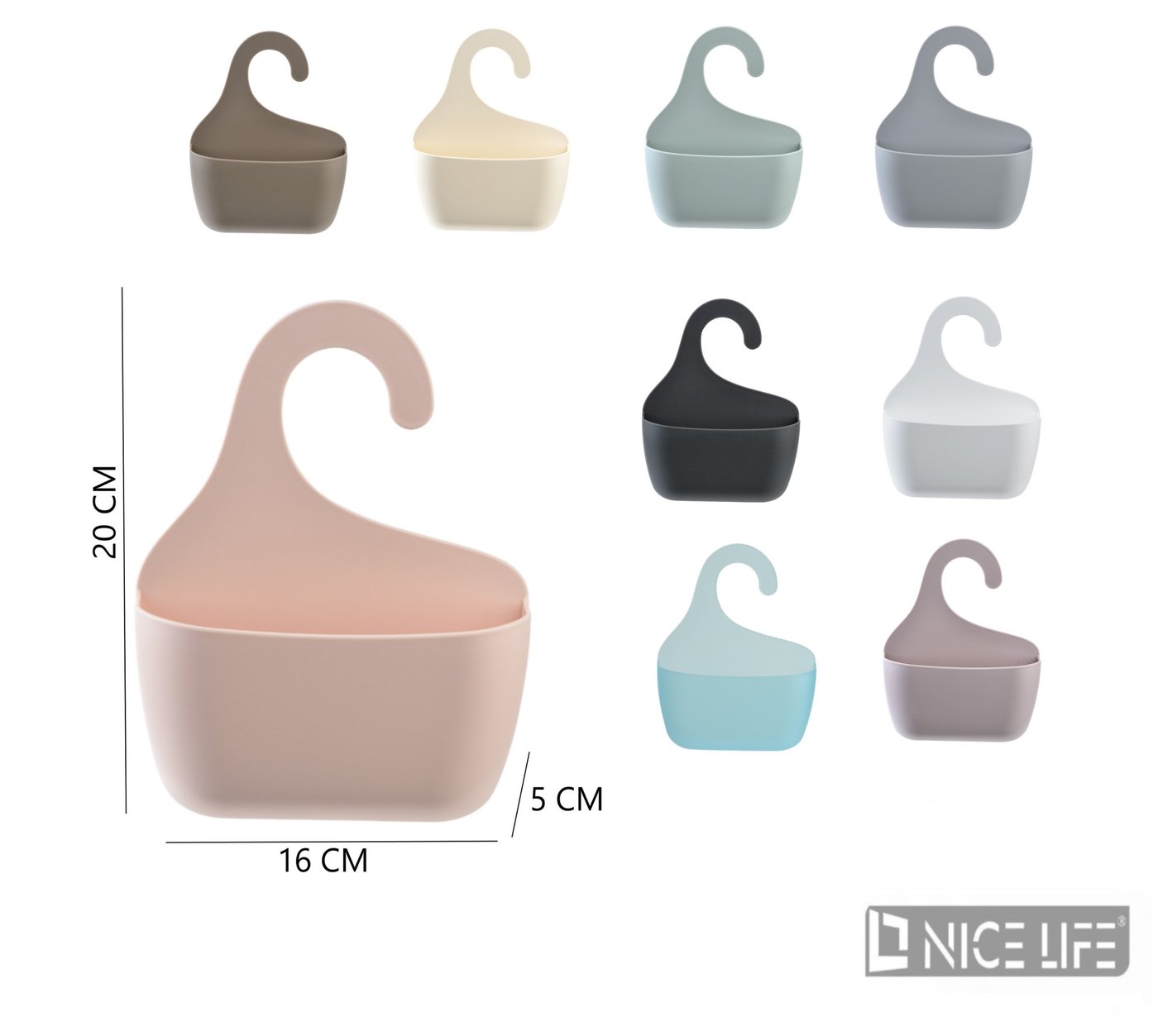 Uniwersalny uchwyt - Visco S - 16 x 5 x wys. 20 cm