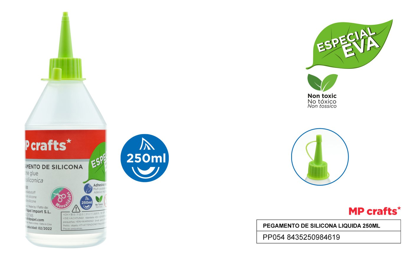 Klej silikonowy 250ml MP
