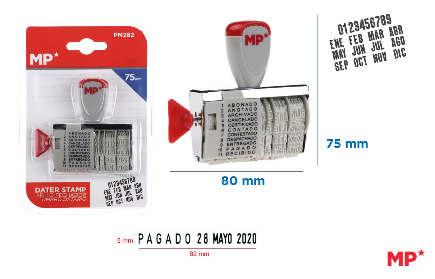 Stempel 5X62MM