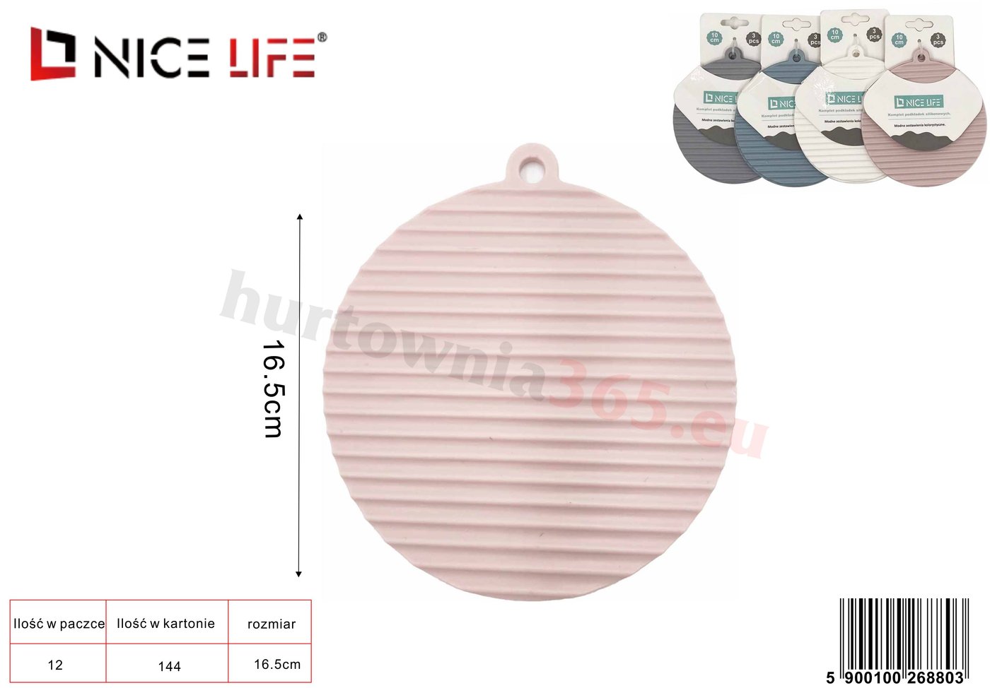 Zestaw podstawek silikonowych 2pcs
