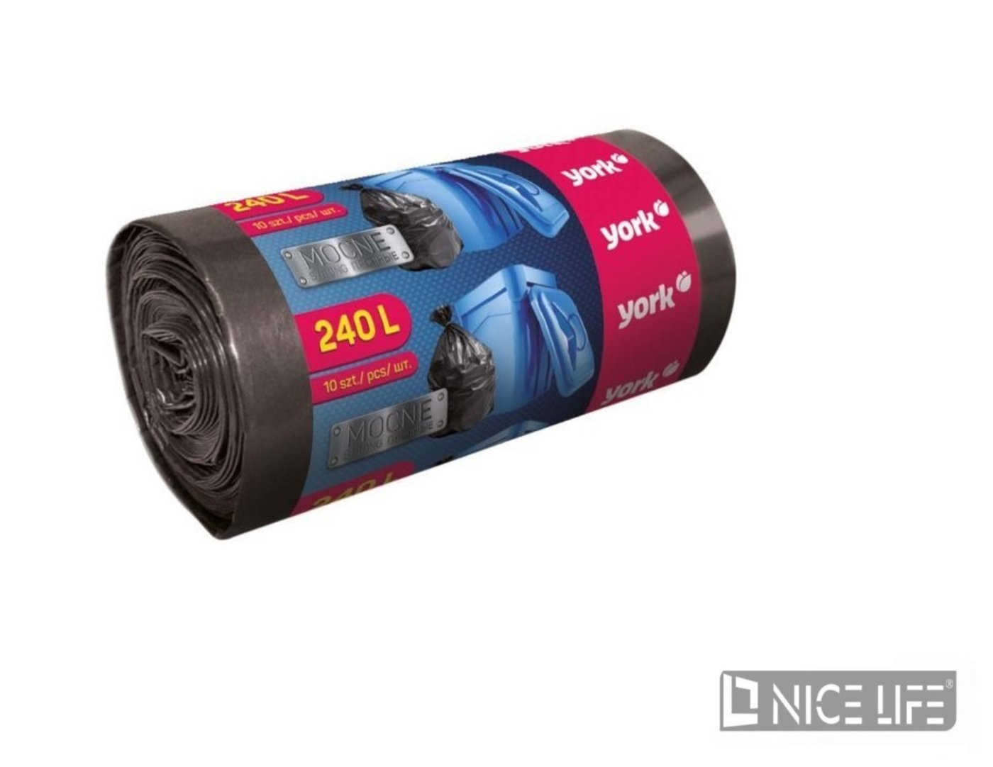 Worki na śmieci MOCNE 240L