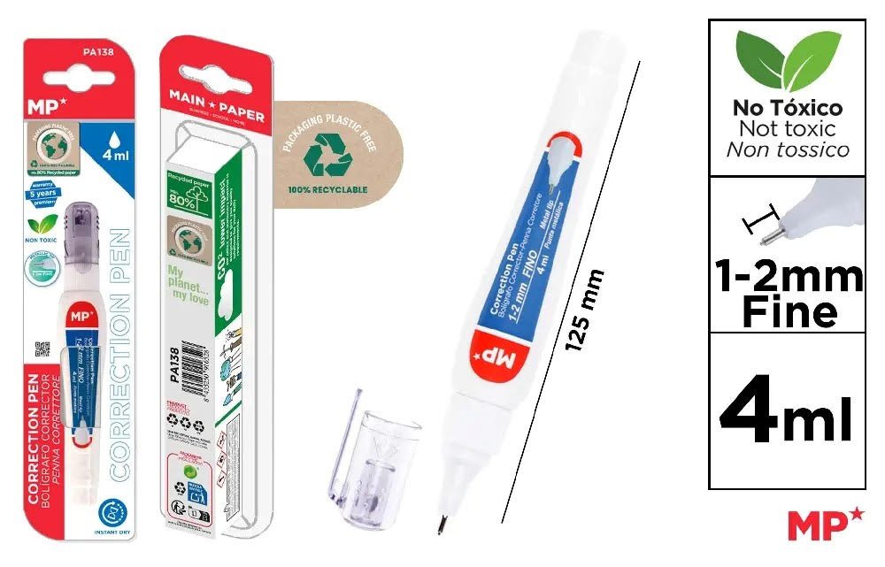 korektor w długopisie
