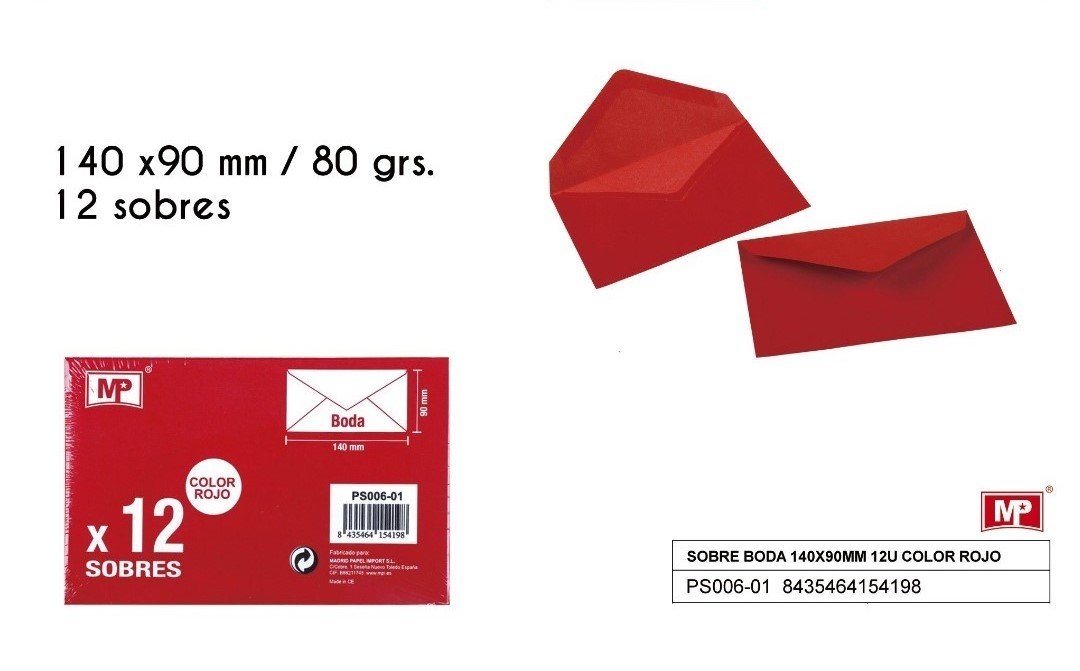 Koperta 140X90MM 12U