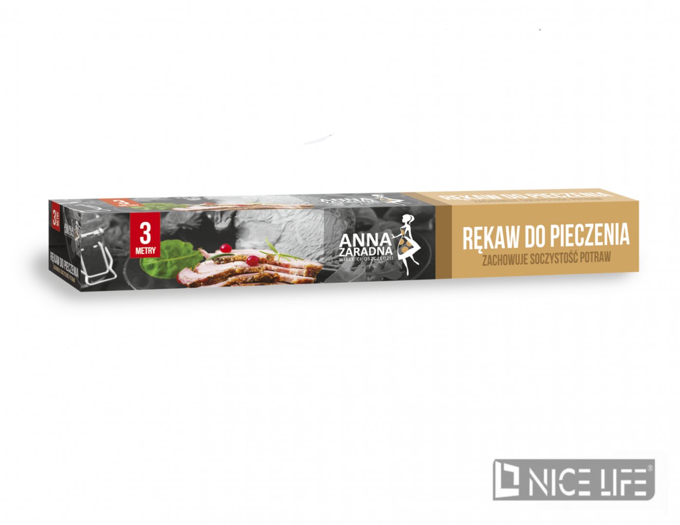 Rękaw do pieczenia 3m plus 1m GRATIS z klipsami box