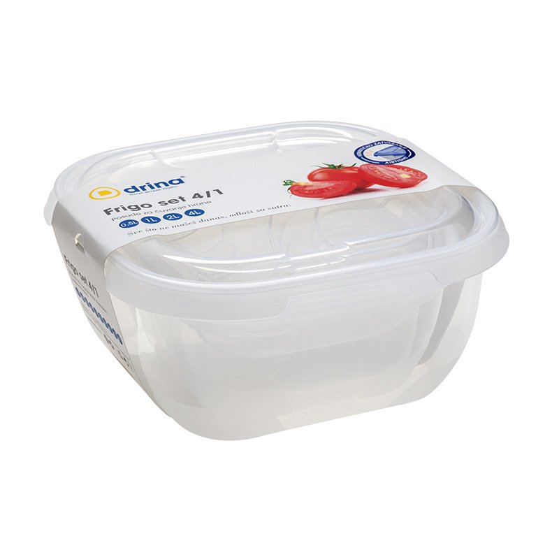 Zestaw pojemników do przechowywania żywności Frigo 4/1