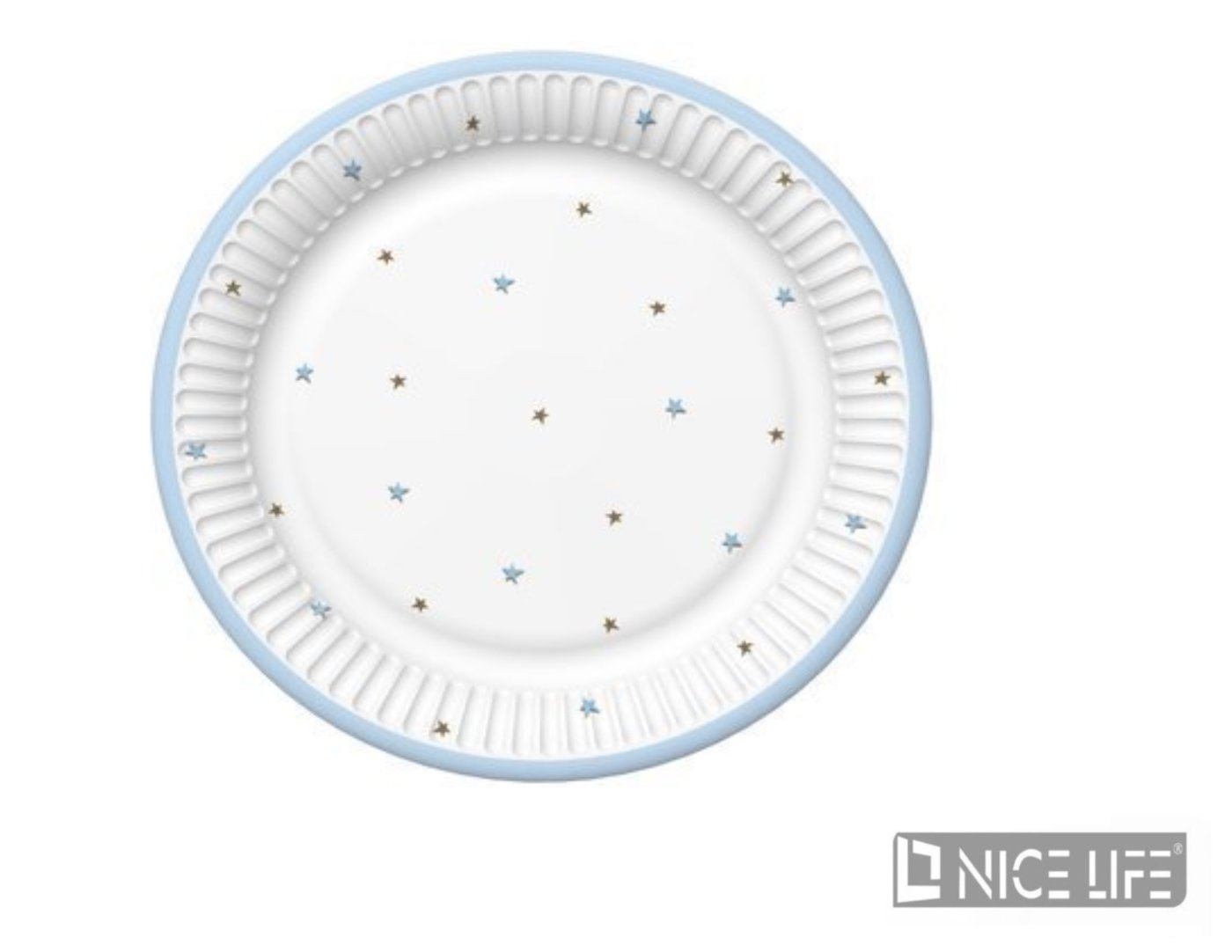 Talerzyki papierowe MAKI średnica 180mm 8szt. TM01_OG_053302