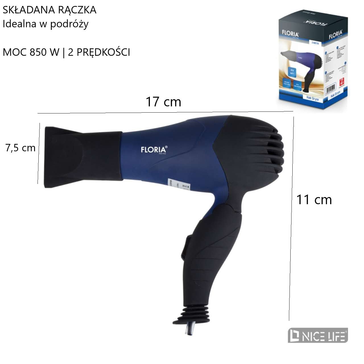 Suszarka do włosów ZLN8978