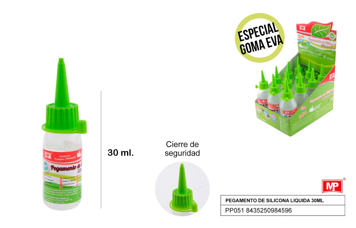 Klej silikonowy 30ml MP