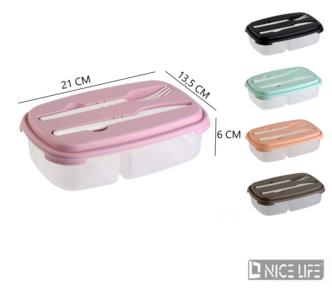 Pojemnik do przechowywania żywności Frigo lunch box - 0,5L 0,3L