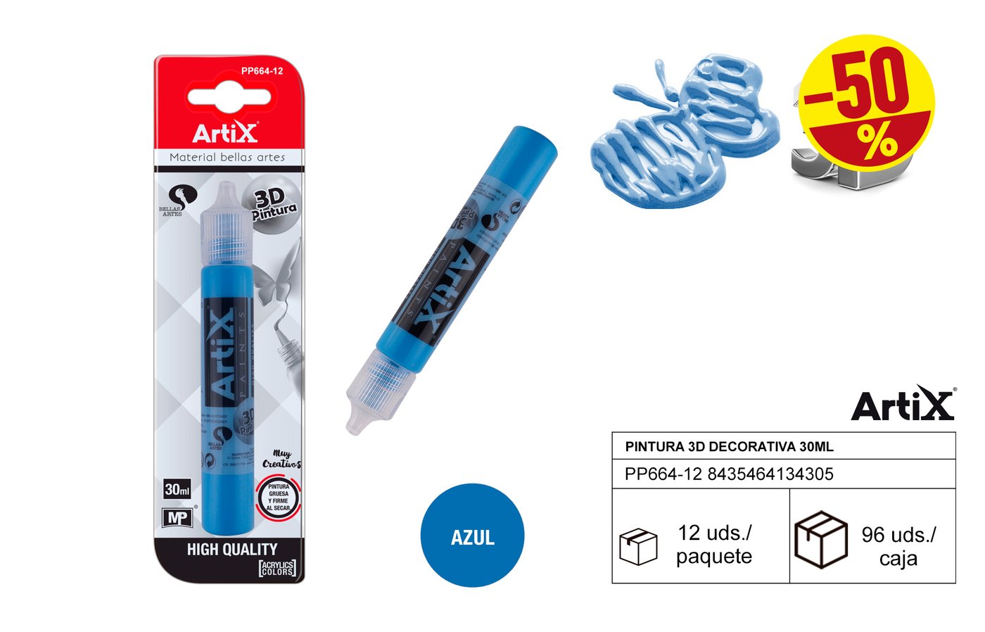 Farba dekoracyjna 3D 30ml