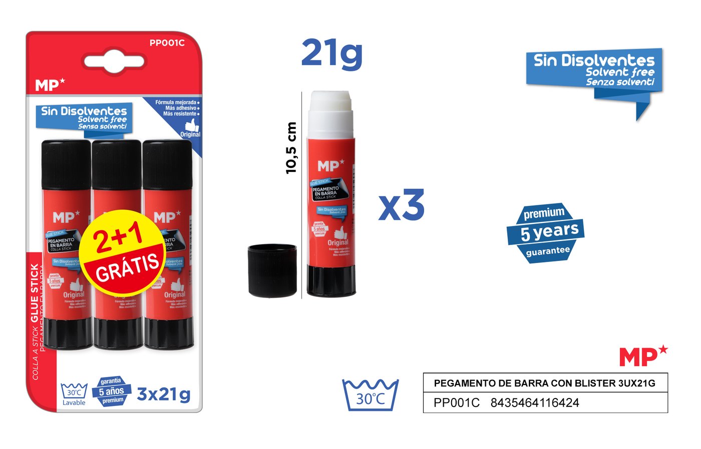 klej w sztyfcie 3X12g